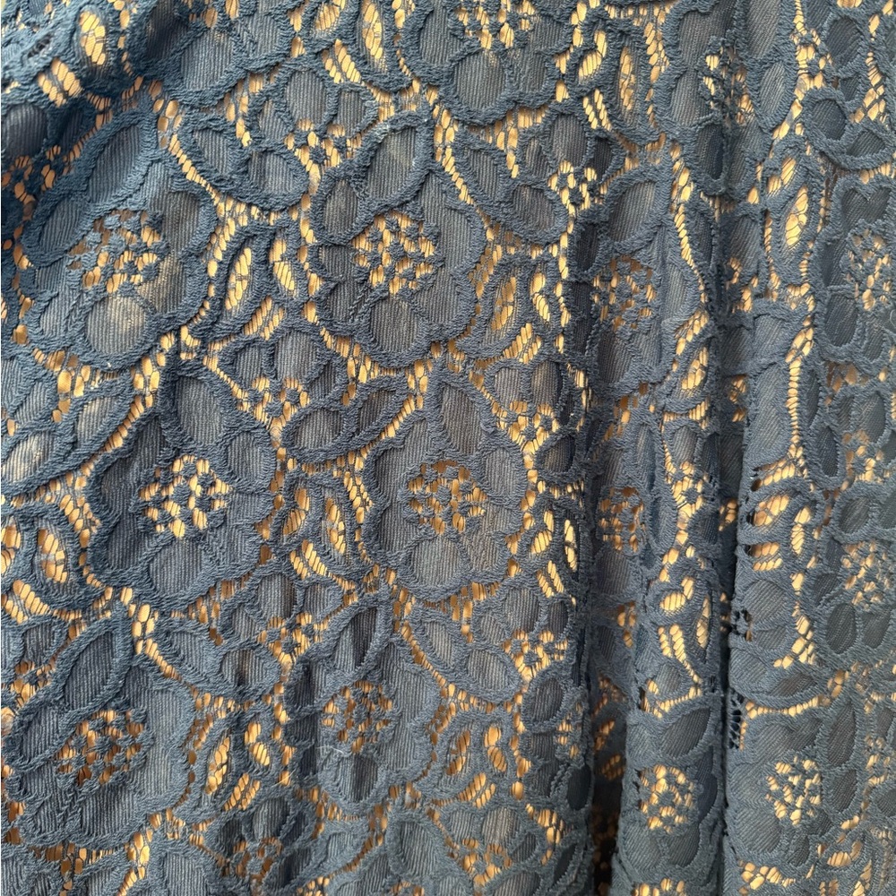 City Studio Navy Lace Mini Dress - Picture 3 of 3